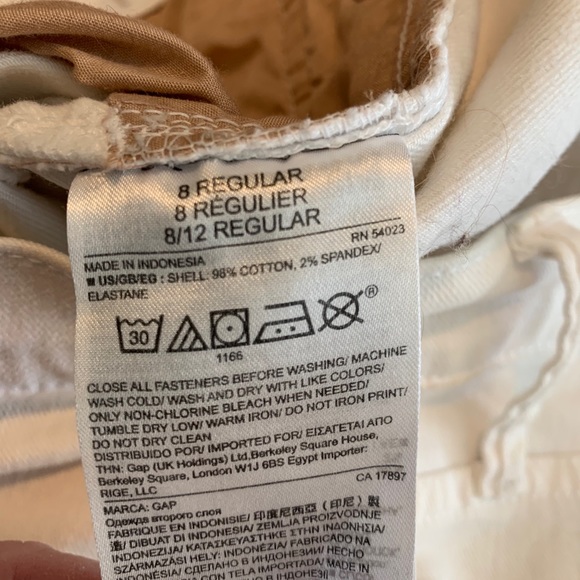 Gap 1969 White Crop Jean - Picture 7 of 7